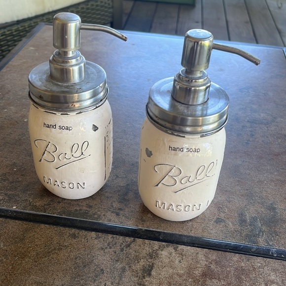 Decorative Farmhouse/Country/coastal / French decor Mason Jars set of 6 - Picture 6 of 11